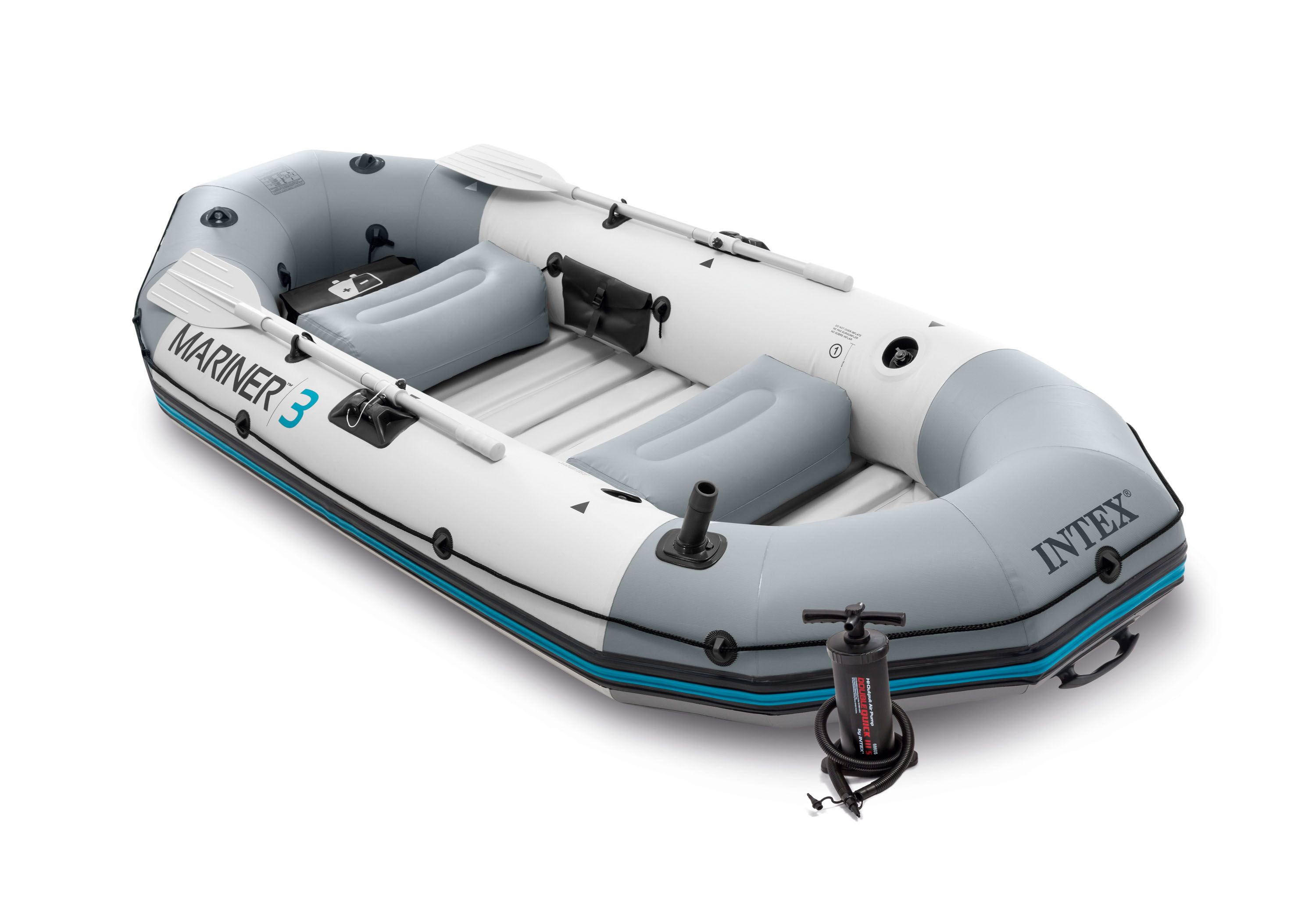 Fingerhut - Intex Mariner 3-Person Inflatable Fishing Boat
