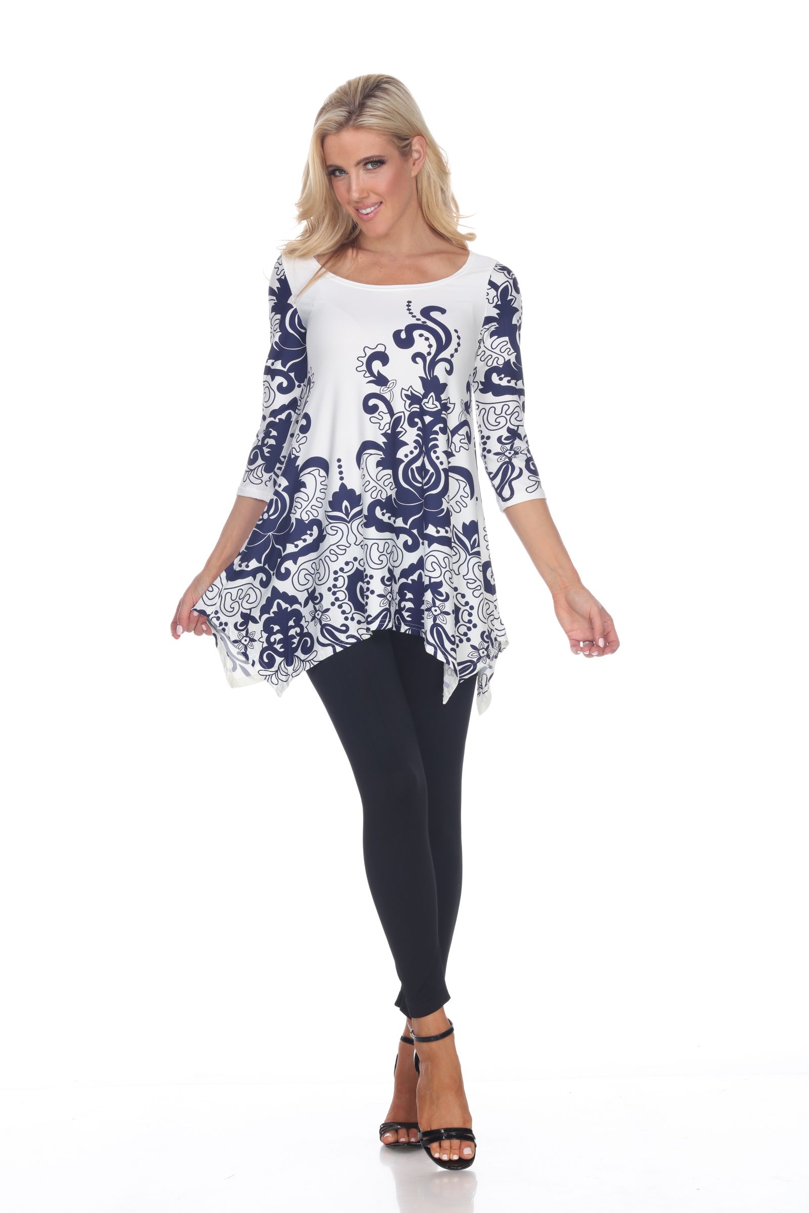 White mark tunic hotsell
