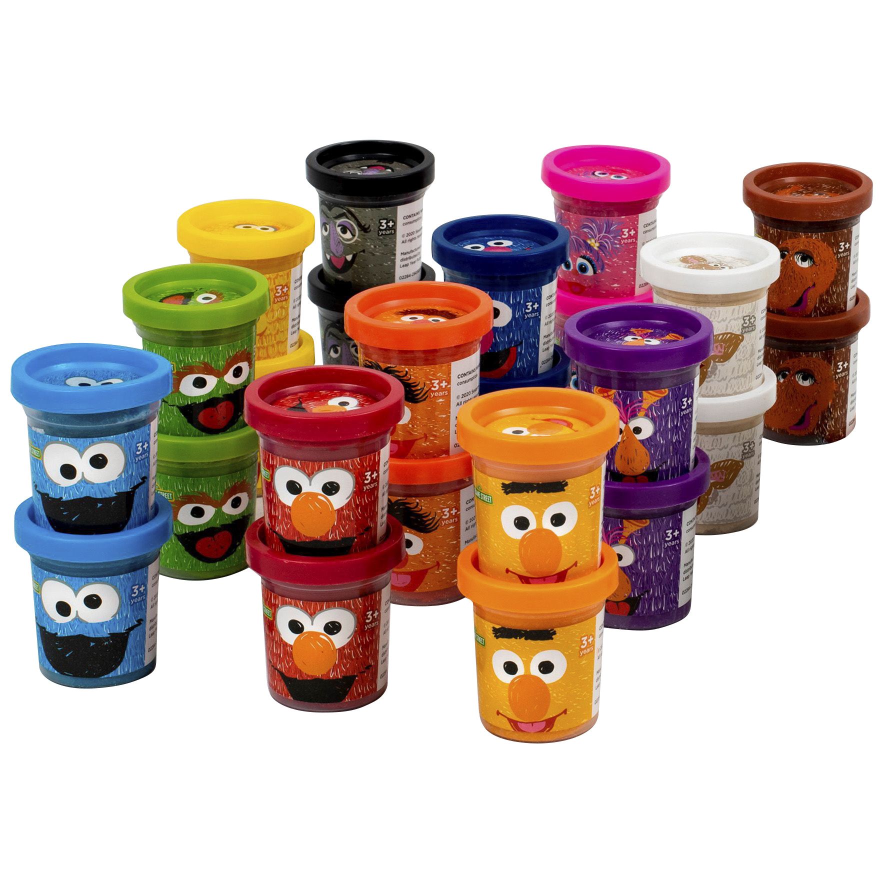 Sesame Street Finger Paint Set for Toddlers Kids -- Pack of 4