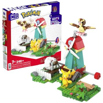 Fingerhut - Mega Bloks MEGA Pokémon Countryside Windmill Building Set