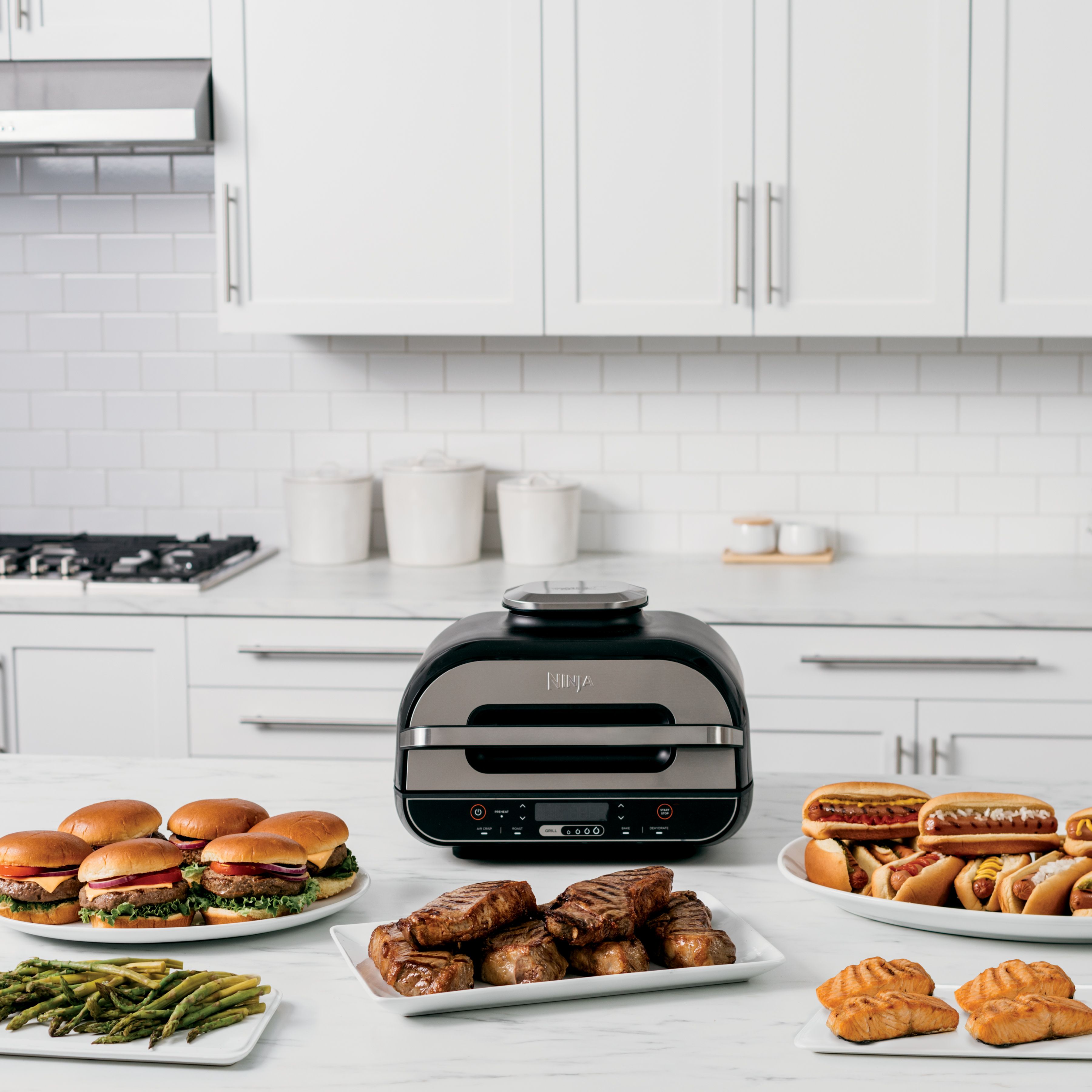 Fingerhut - Ninja Foodi XL 5-in-1 Indoor Grill and Air Fryer