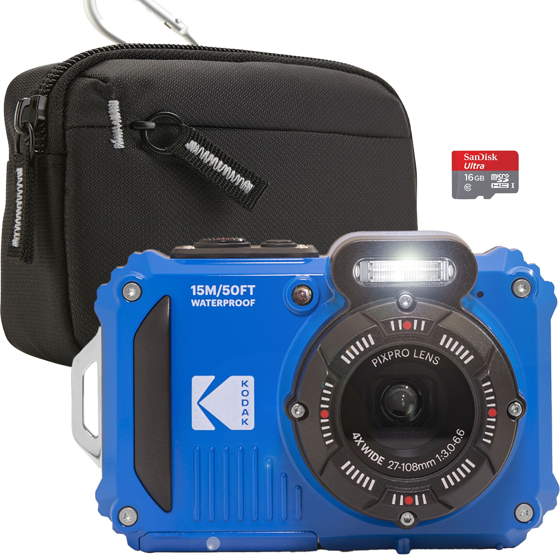 Kodak PIXPRO WPZ2 Tough Compact Camera Bundle Pack