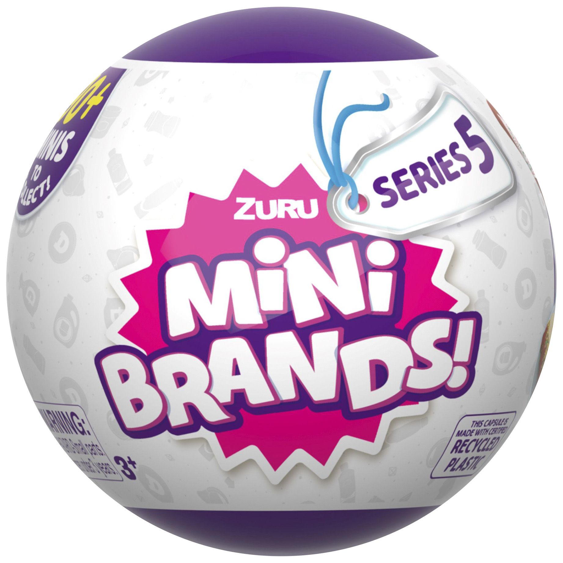 Original Zuru 5 Surprise Mini Fashion Brands Toy Real Fabric