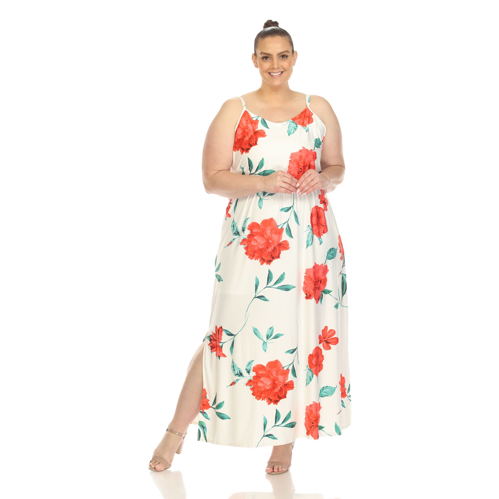 White spandex dress sales plus size