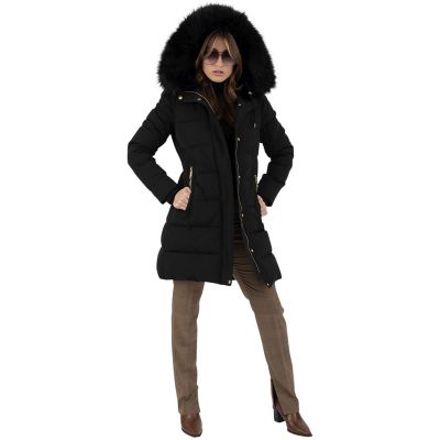 Larry Levine Women's Hooded Puffer Coat