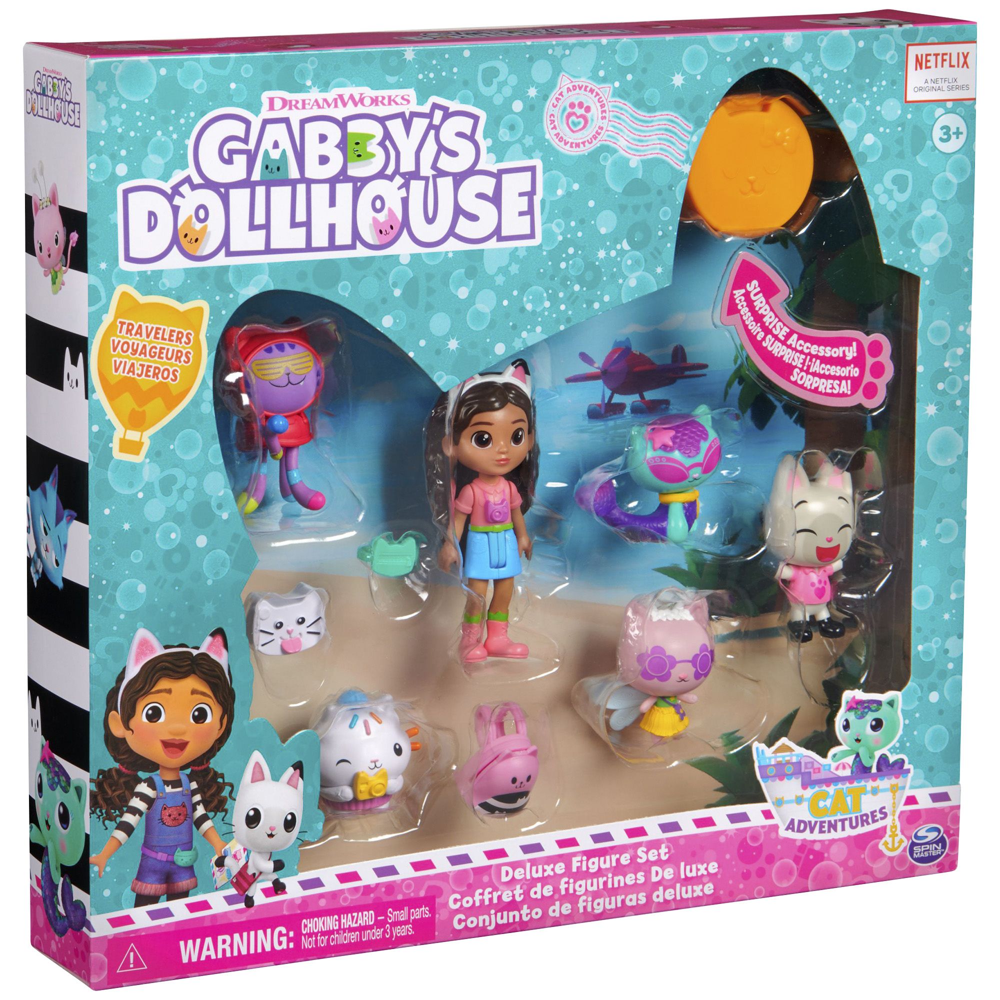Gabby's Dollhouse, Deluxe Figure Gift Set with 7 Toy Figures and Surprise  Accessory, Kids Toys for Ages 3 and up