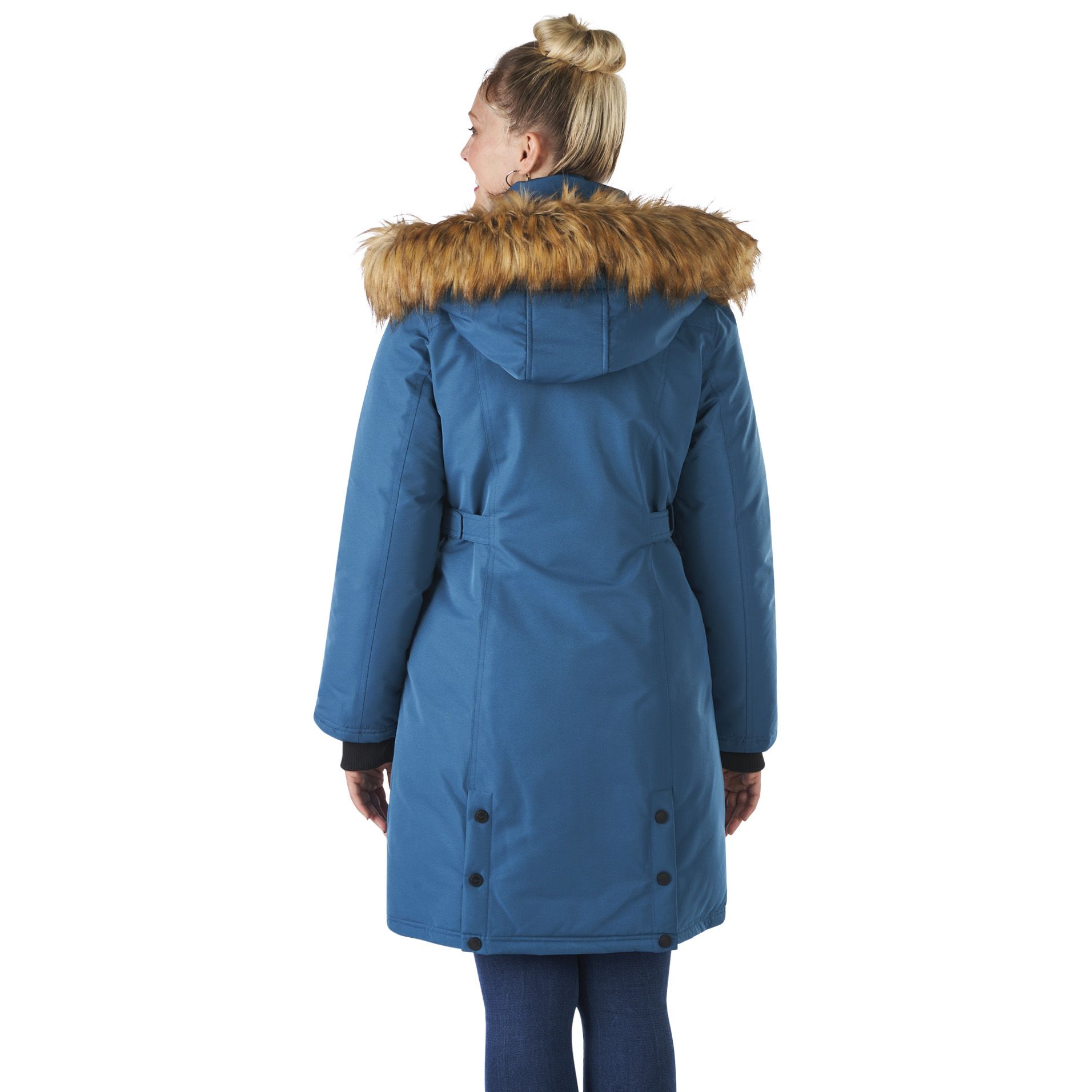 Fingerhut - Canada Weather Gear Women's Long Side-Pocket Heavyweight Parka