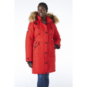 Canada Weather Gear Women's Long Side-Pocket Heavyweight Parka