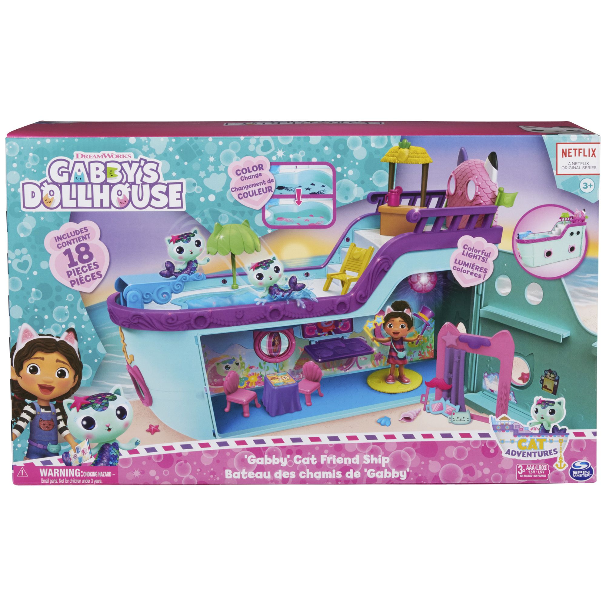 Gabby's Dollhouse 3-Piece Jewelry Set