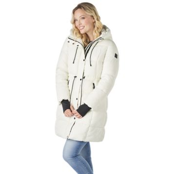 Steve madden cheap long puffer coat