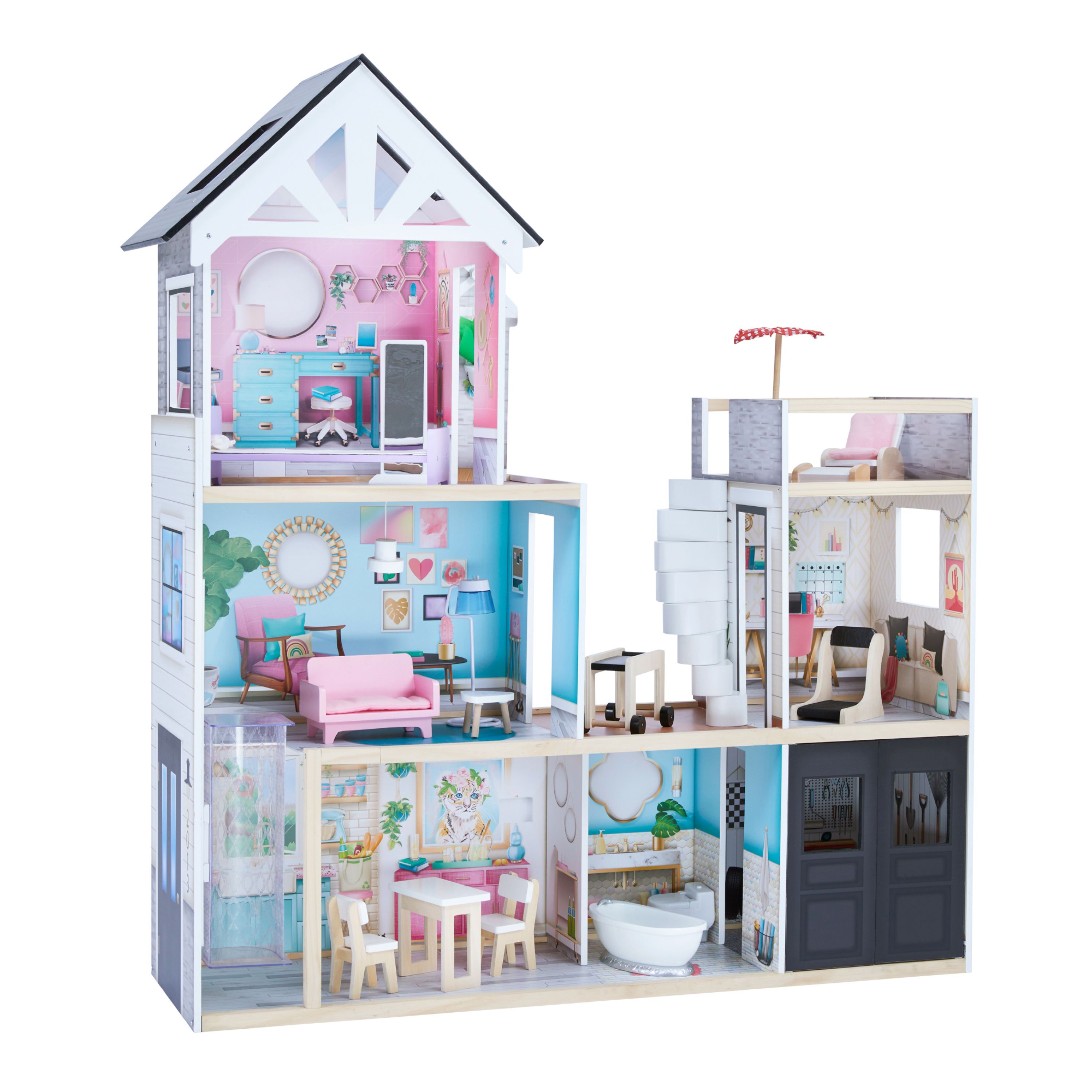 Barbie sized doll house hot sale