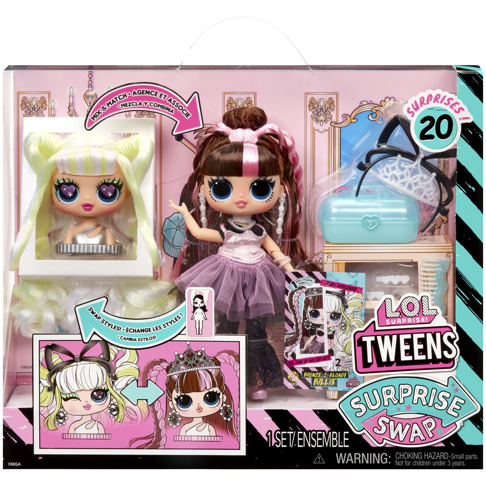 2-in-1 Fashion Dolls : L.O.L Surprise! Tweens Surprise Swap