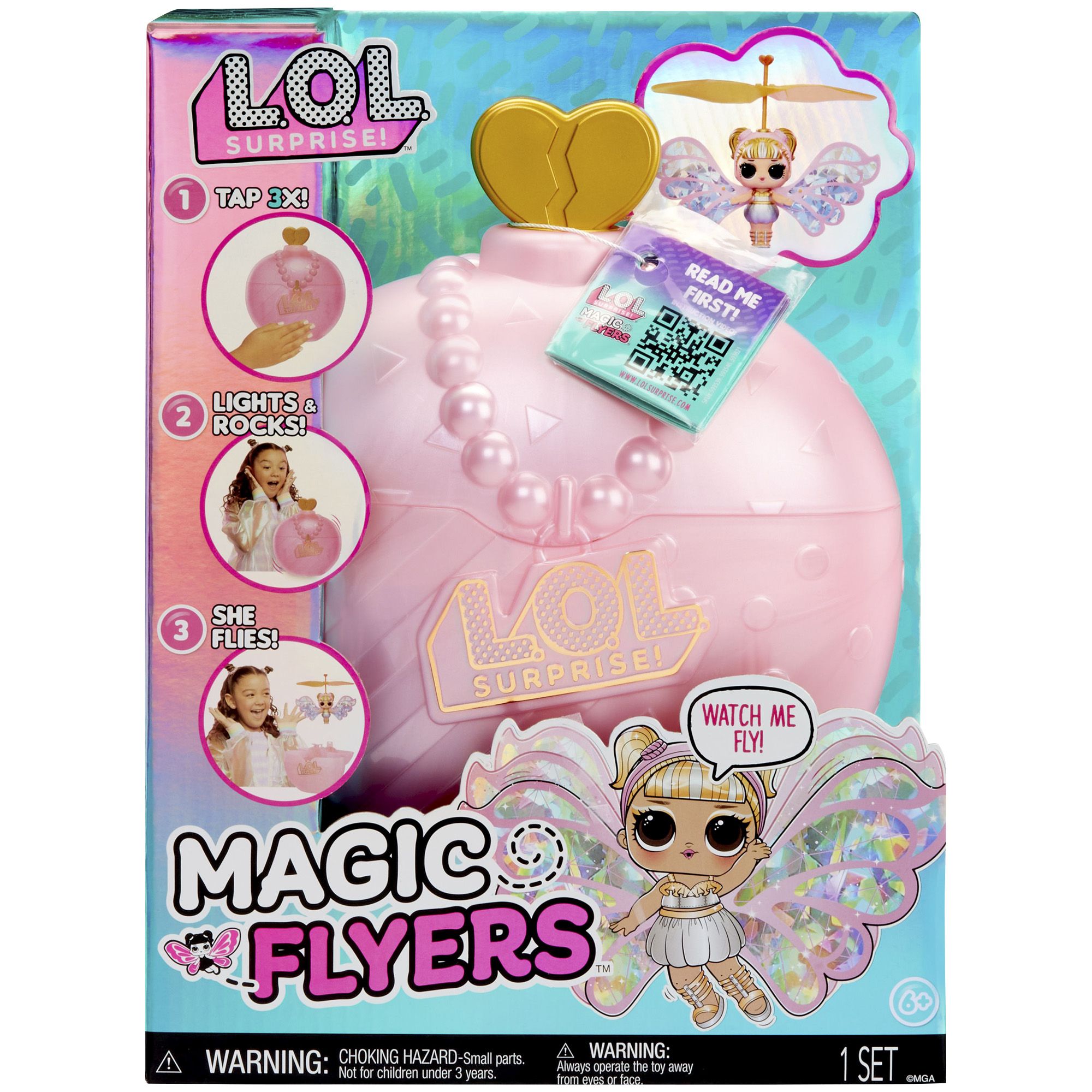 LOL Surprise Magic Flyers - Flutter Star - Ailes roses - Mini
