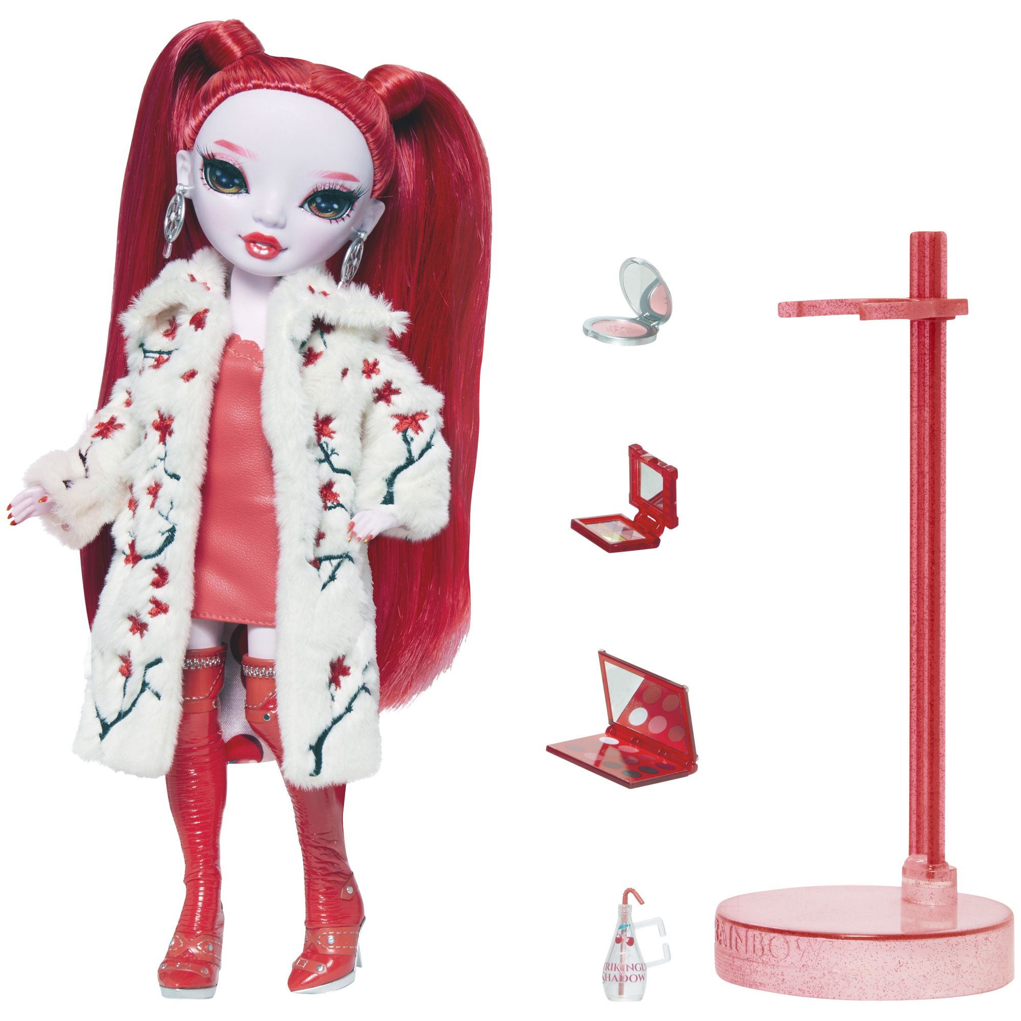 Rainbow High Shadow High Rosie - Red Fashion Doll Outfit Extra Long Hair &  10+ Colorful Play Accessories