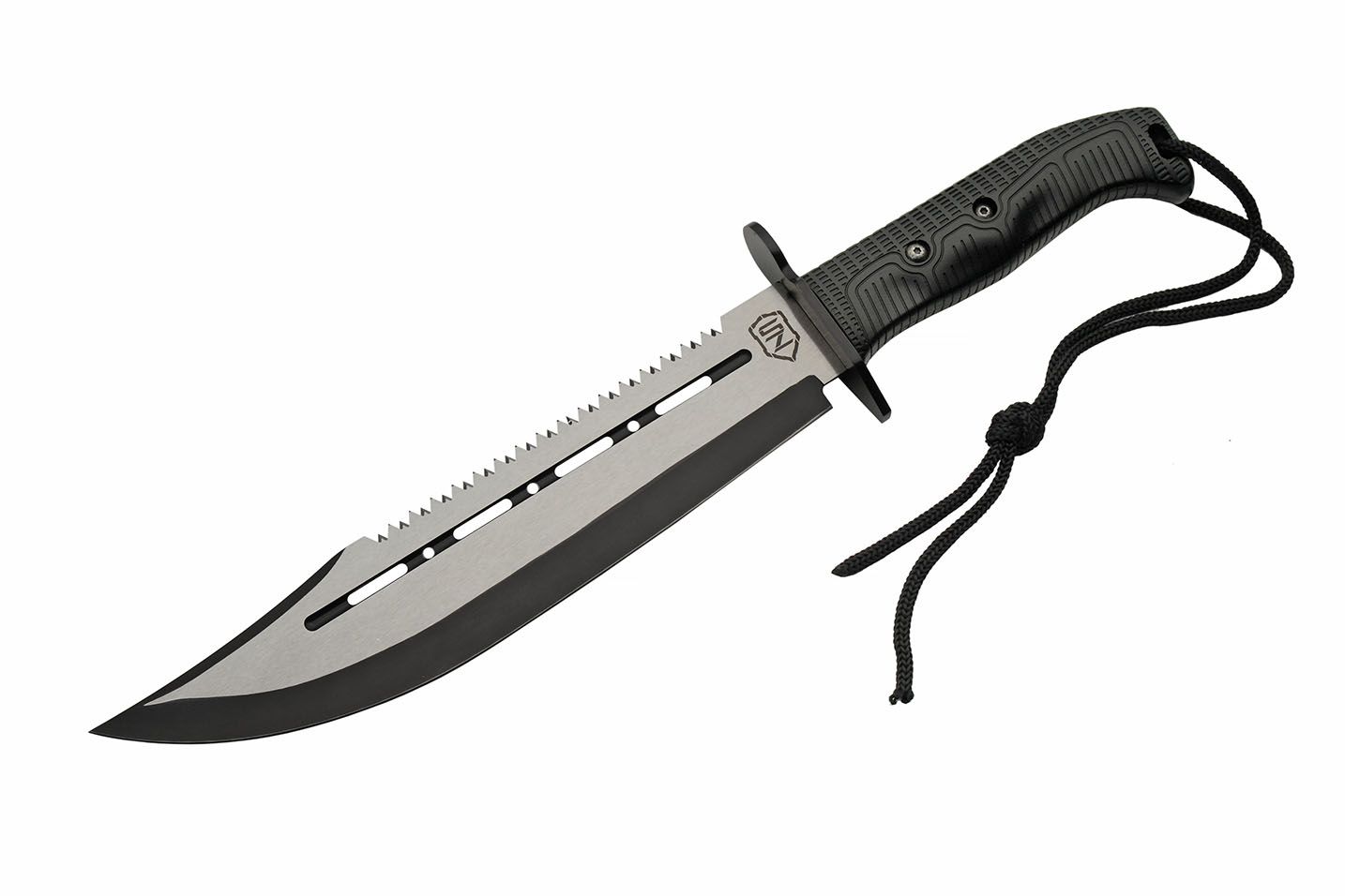 11 Tactical Fishing Hunting RAMBO Knife w Sheath Bowie Survival