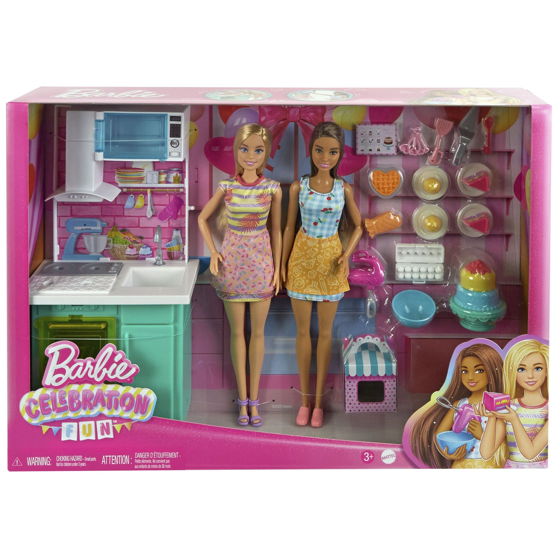 two barbie friends