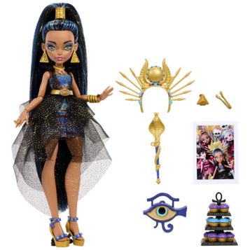 Lot of 2 Monster High Doll Cleo De Nile & Clawdeen Wolf with Pet - We-R-Toys