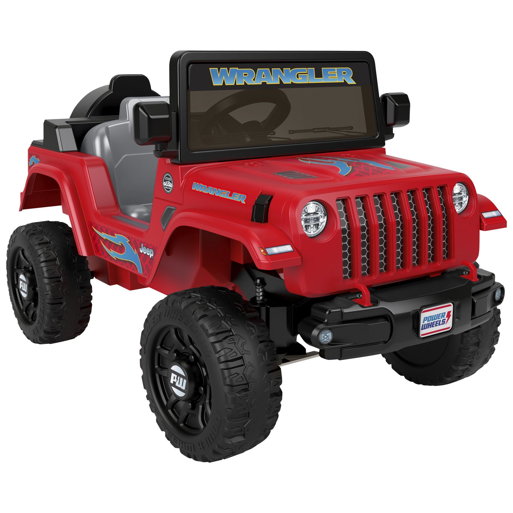 Jeep wrangler best sale power wheels battery