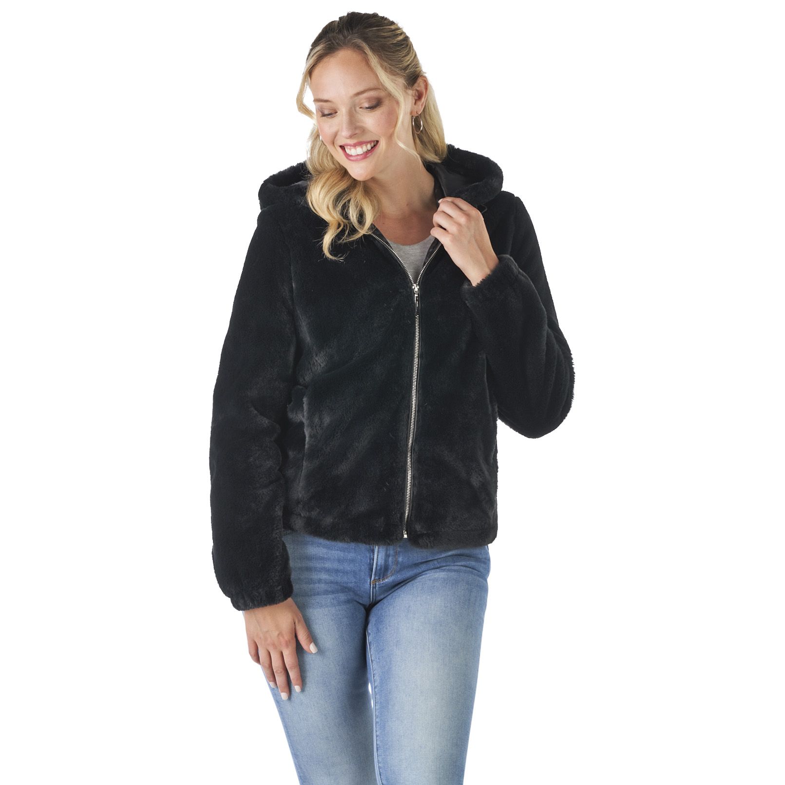 Jou jou faux fur 2024 jacket