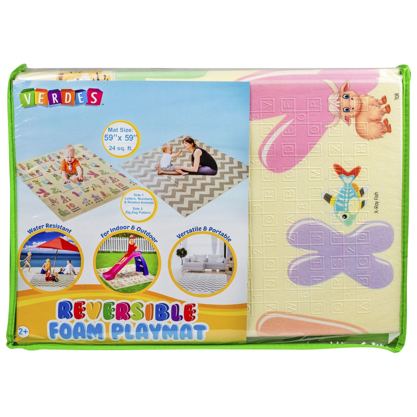 Large Foam ABC-123 Mat - Play Mat For Kids