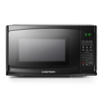 BLACK+DECKER Digital Microwave Oven with Turntable Push-Button Door, Child  Safety Lock, Stainless Steel, 0.9 Cu.ft 