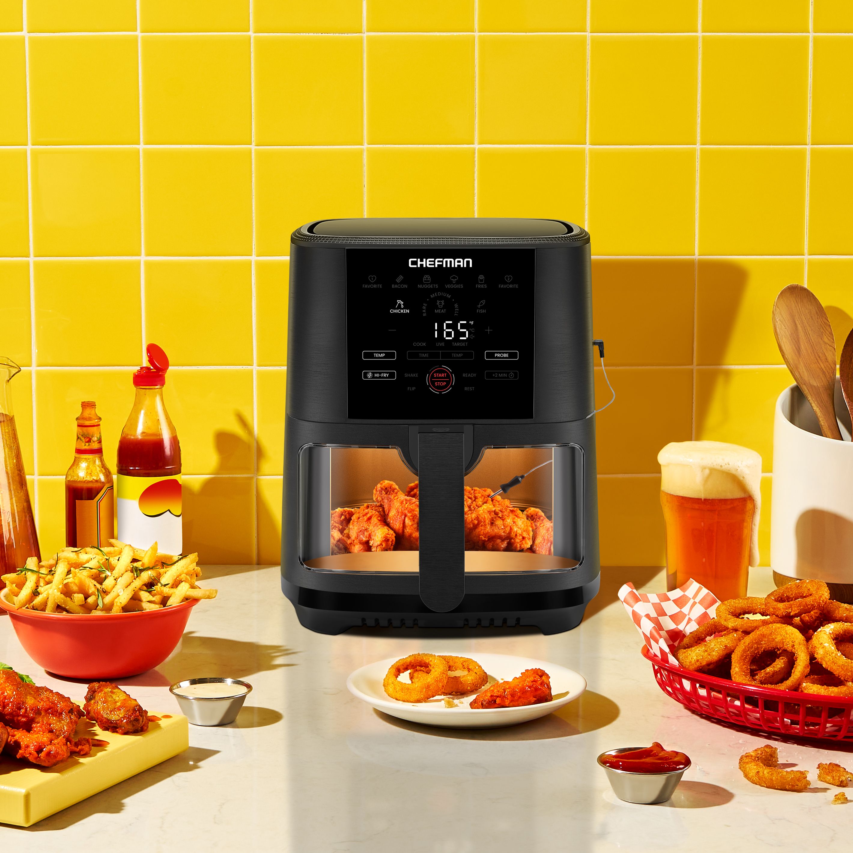 Chefman 6-Qt. Dual Basket Air Fryer with Easy-View Window