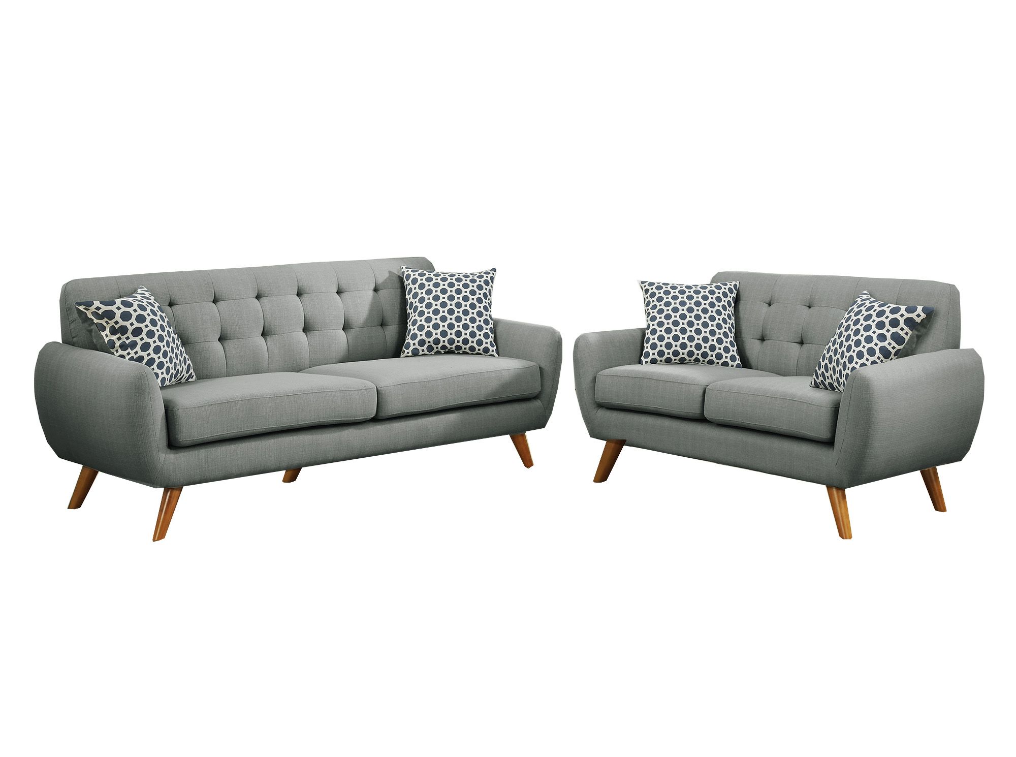 Poundex sofa deals and loveseat