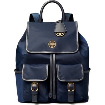 Fingerhut - Tory Burch Piper Nylon Flap Backpack – Royal Navy