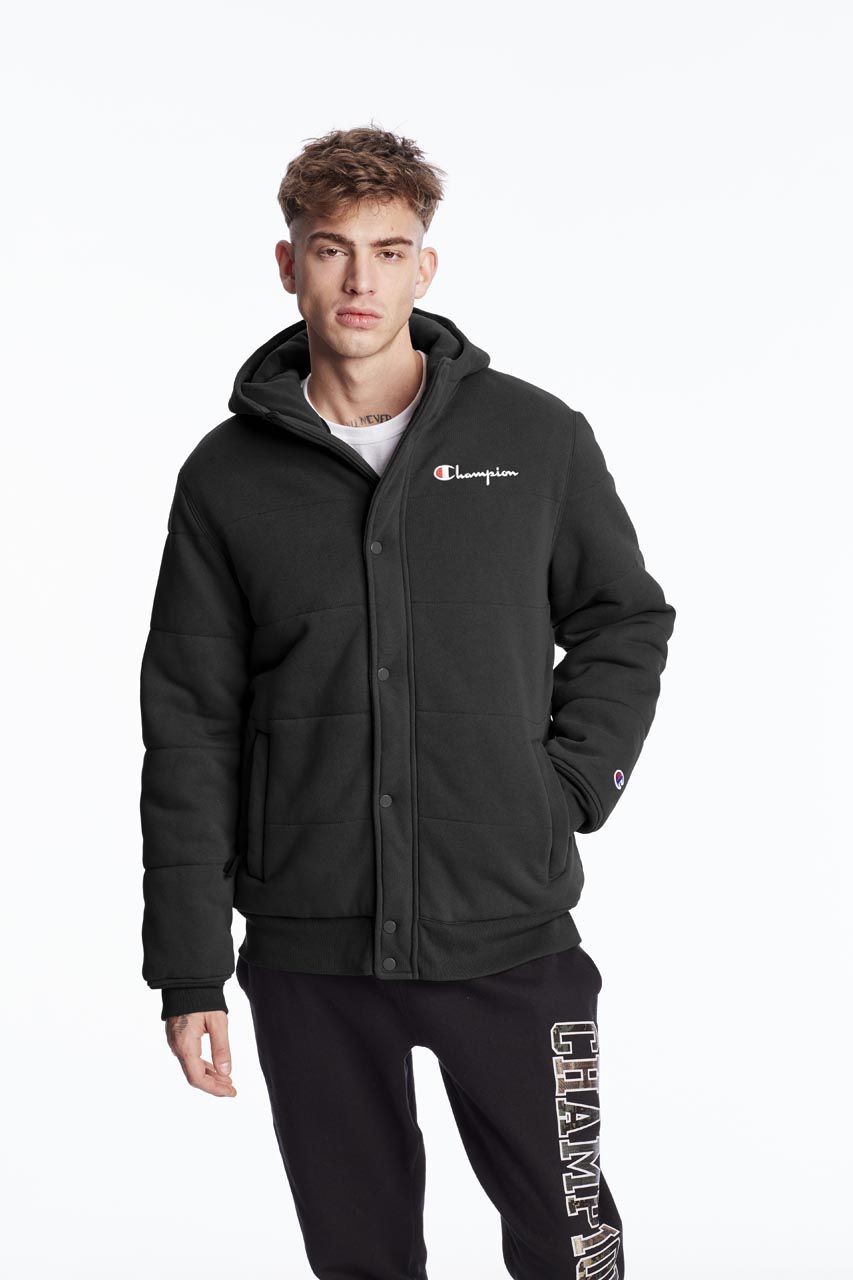 Champion Life Men's Reverse Weave Hooded Puffer Jacket