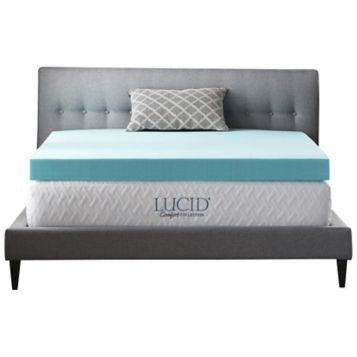 Lucid Comfort Collection - 3 Gel Memory Foam Full Mattress Topper