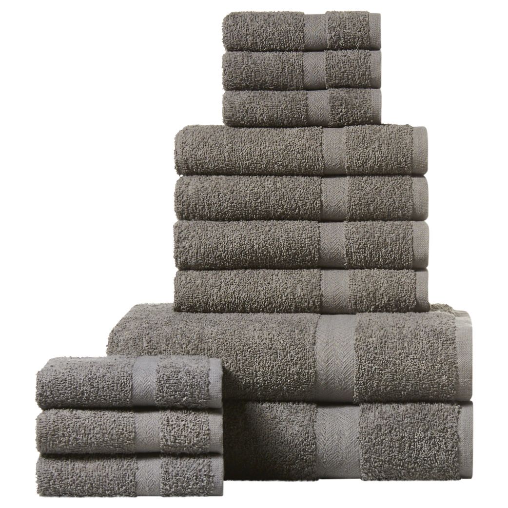  SUPERIOR Eco-Friendly Cotton 6-Piece Hand Towel Set