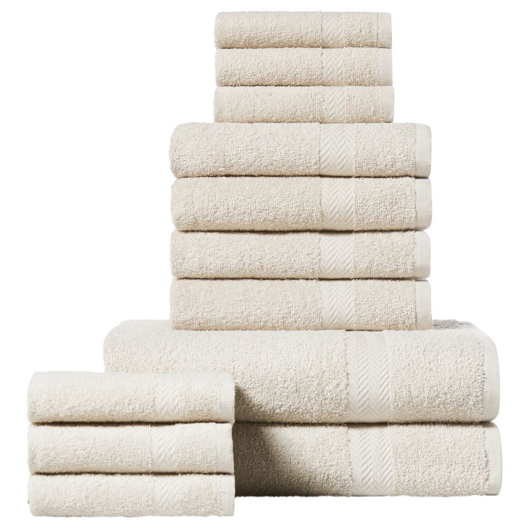 Superior Highly Absorbent Cotton 4-pc. Hand Towel Set Ivory
