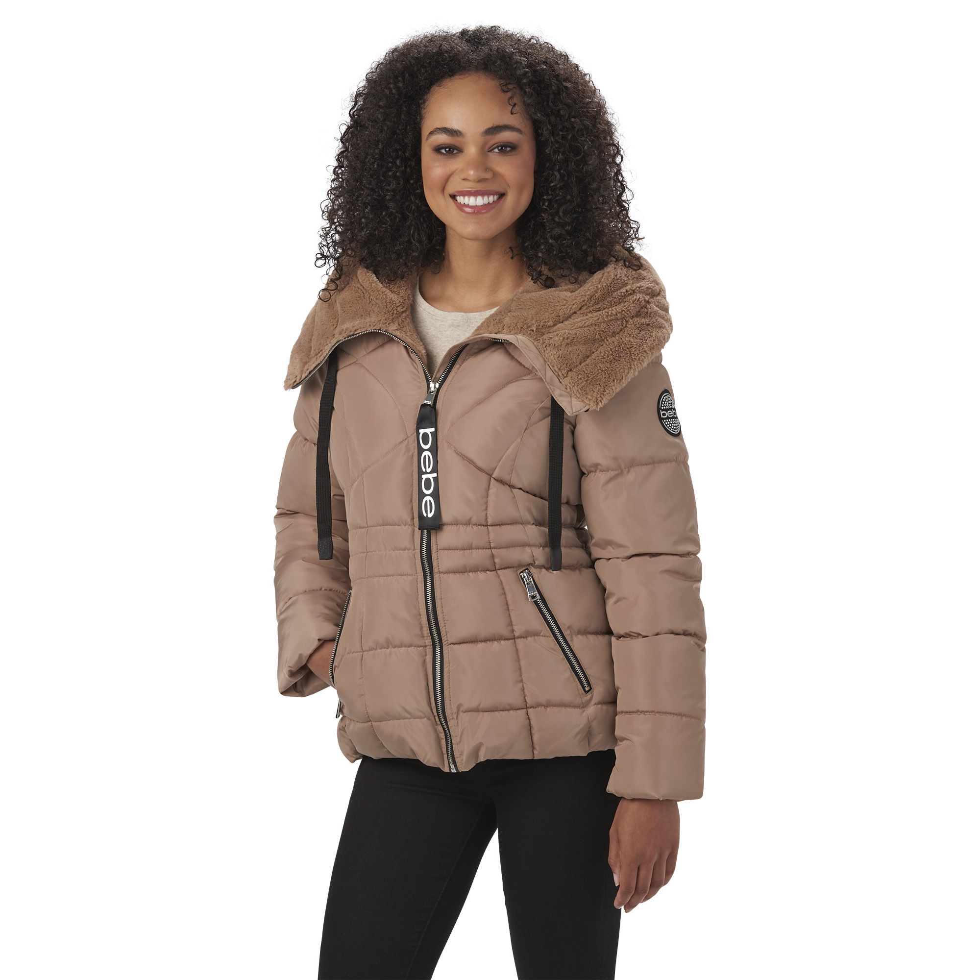 Bebe long outlet puffer coat