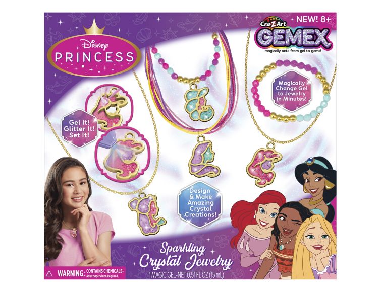 Fingerhut - Cra-Z-Art Disney Princess Gemex Sparkling Crystal