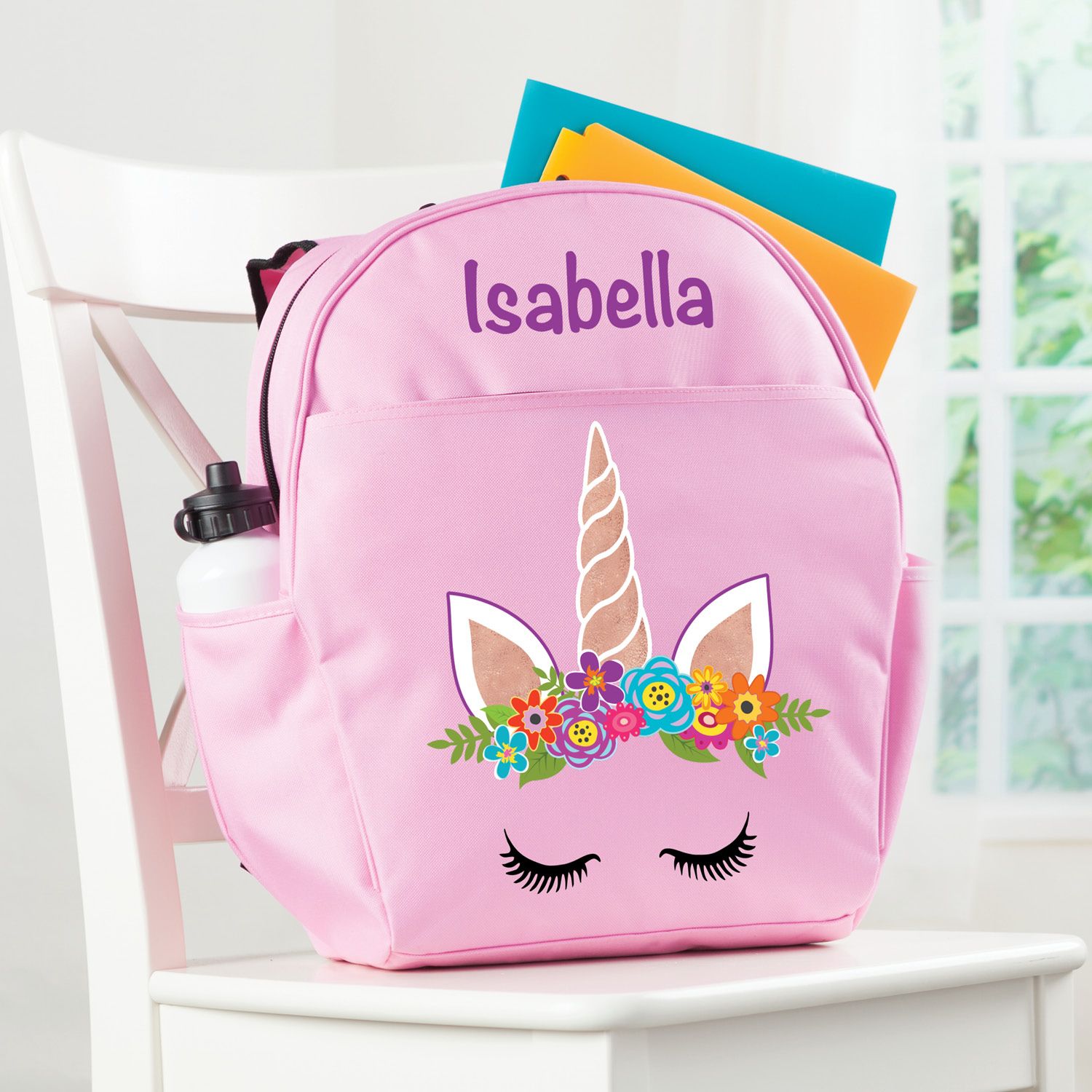 Personalized Little Girls Unicorn Duffel Bag