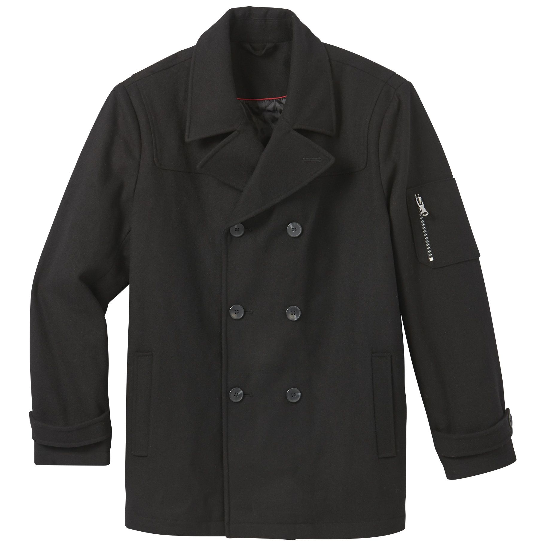 Big and tall wool pea coat sales