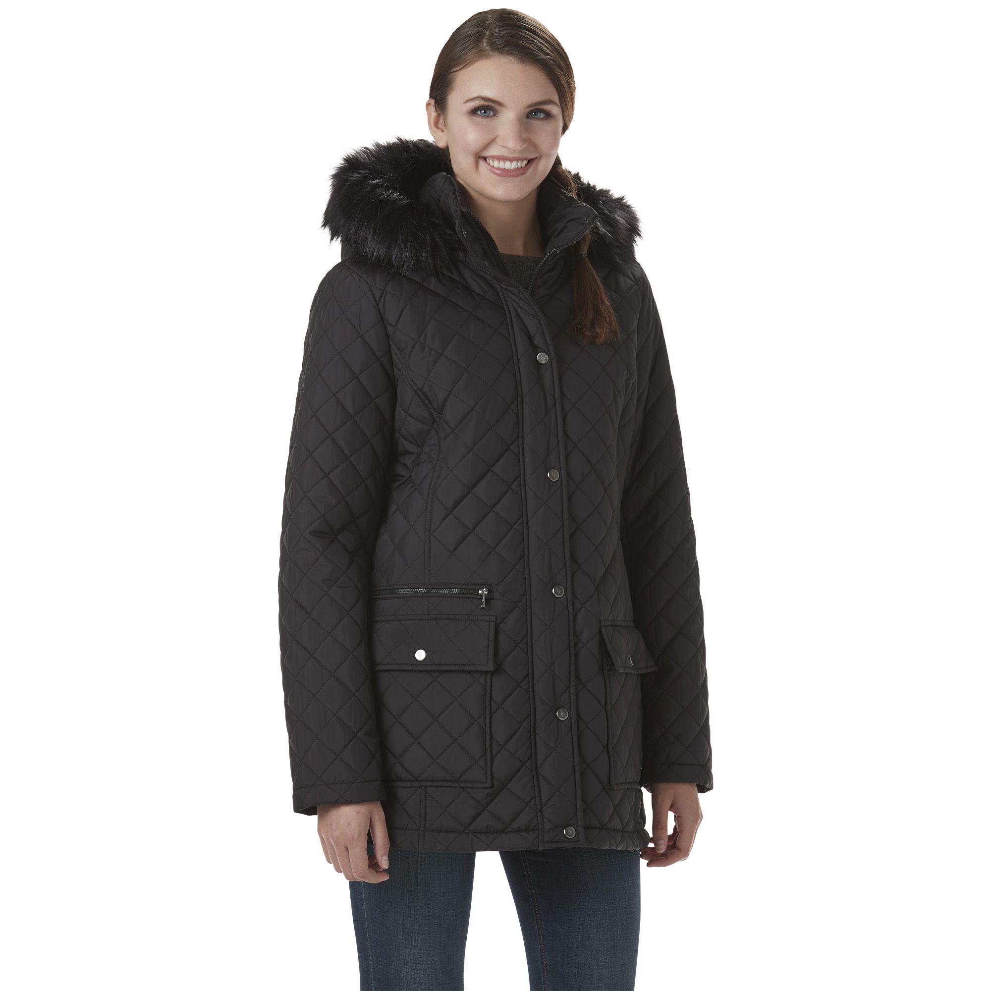 Larry levine hotsell quilted coat