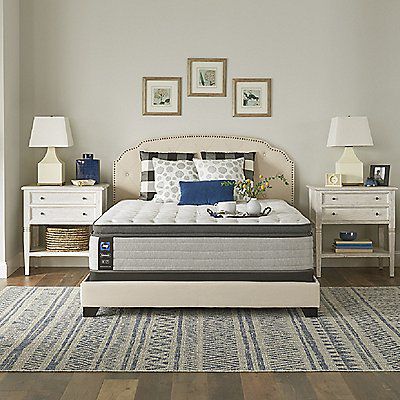 Serta perfect sleeper luxury hybrid glenmoor firm pillow top king clearance mattress set