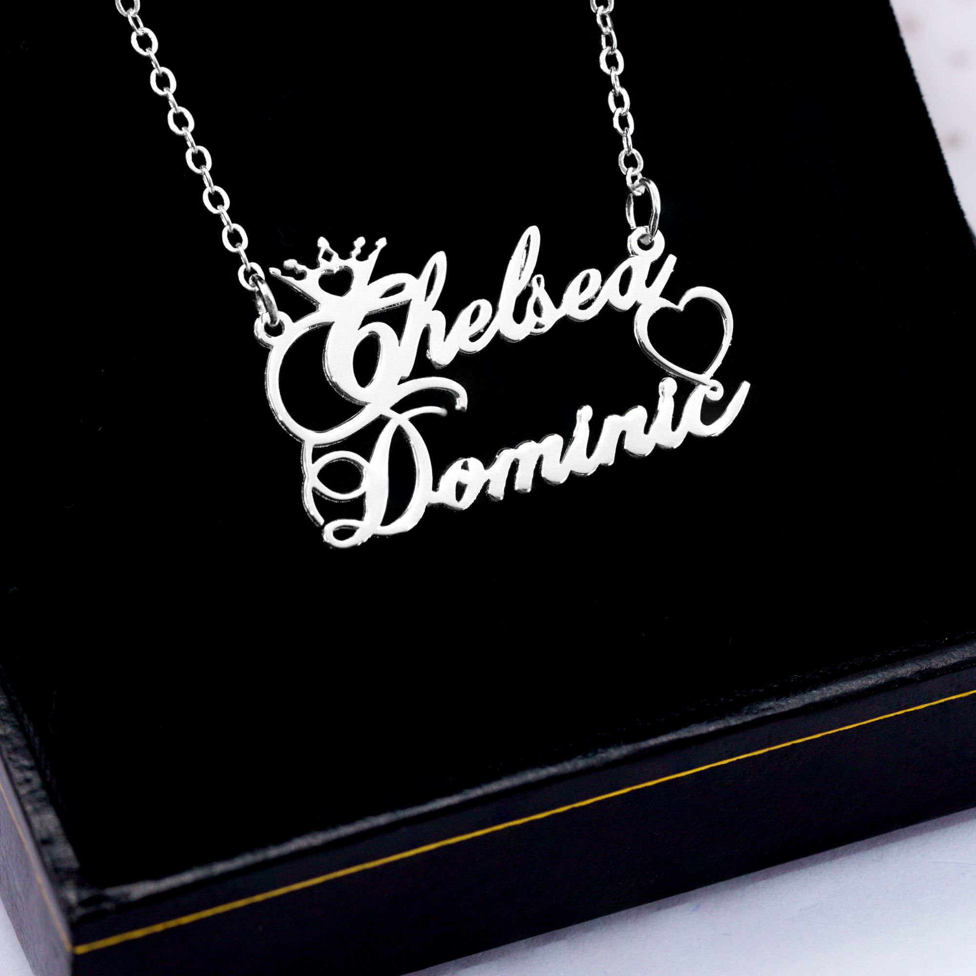 dominic name necklace