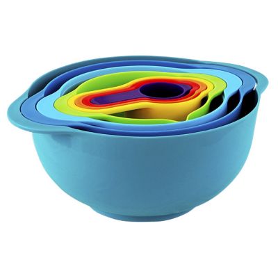 Fingerhut - KitchenAid Classic Solid Mixing Bowls - Set of 3, White
