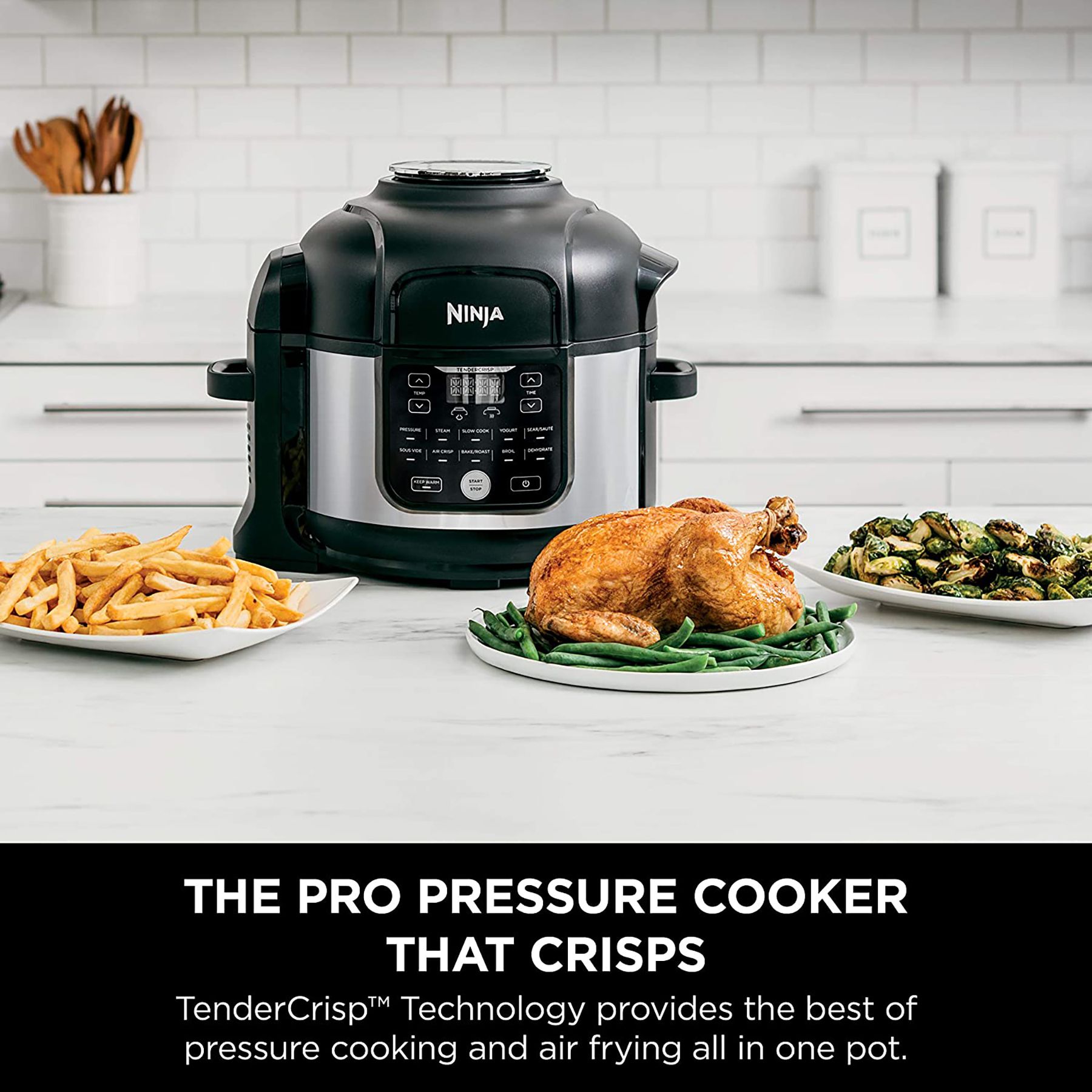 Fingerhut - Ninja Foodi Pro 11-in-1 6.5-Qt. Pressure Cooker + Air Fryer