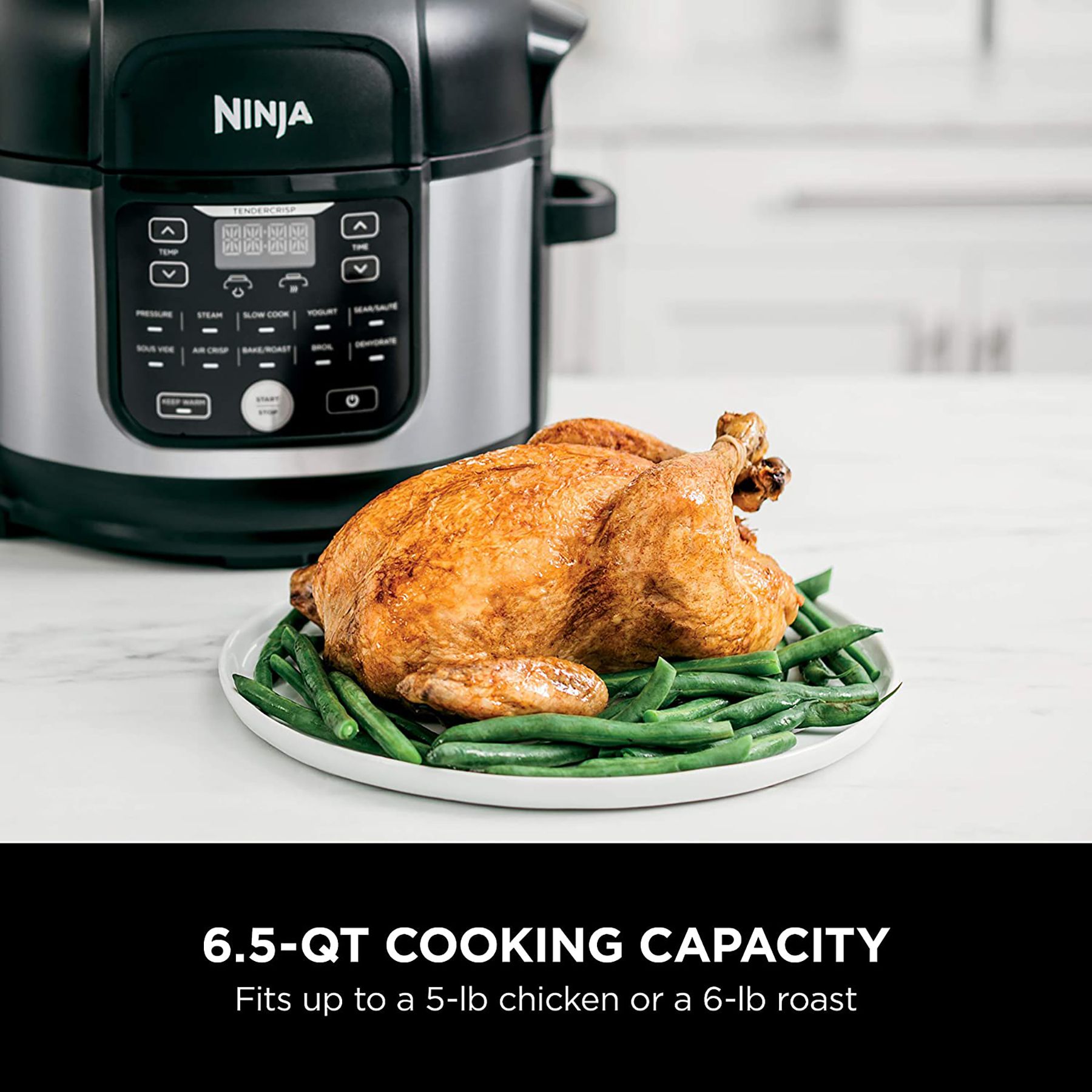 Fingerhut - Ninja Foodi Pro 11-in-1 6.5-Qt. Pressure Cooker + Air Fryer