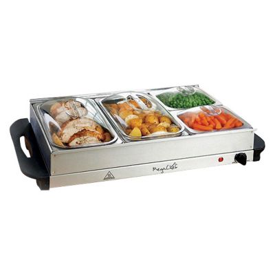 Triple Buffet Server with Domed Lids - 34300R