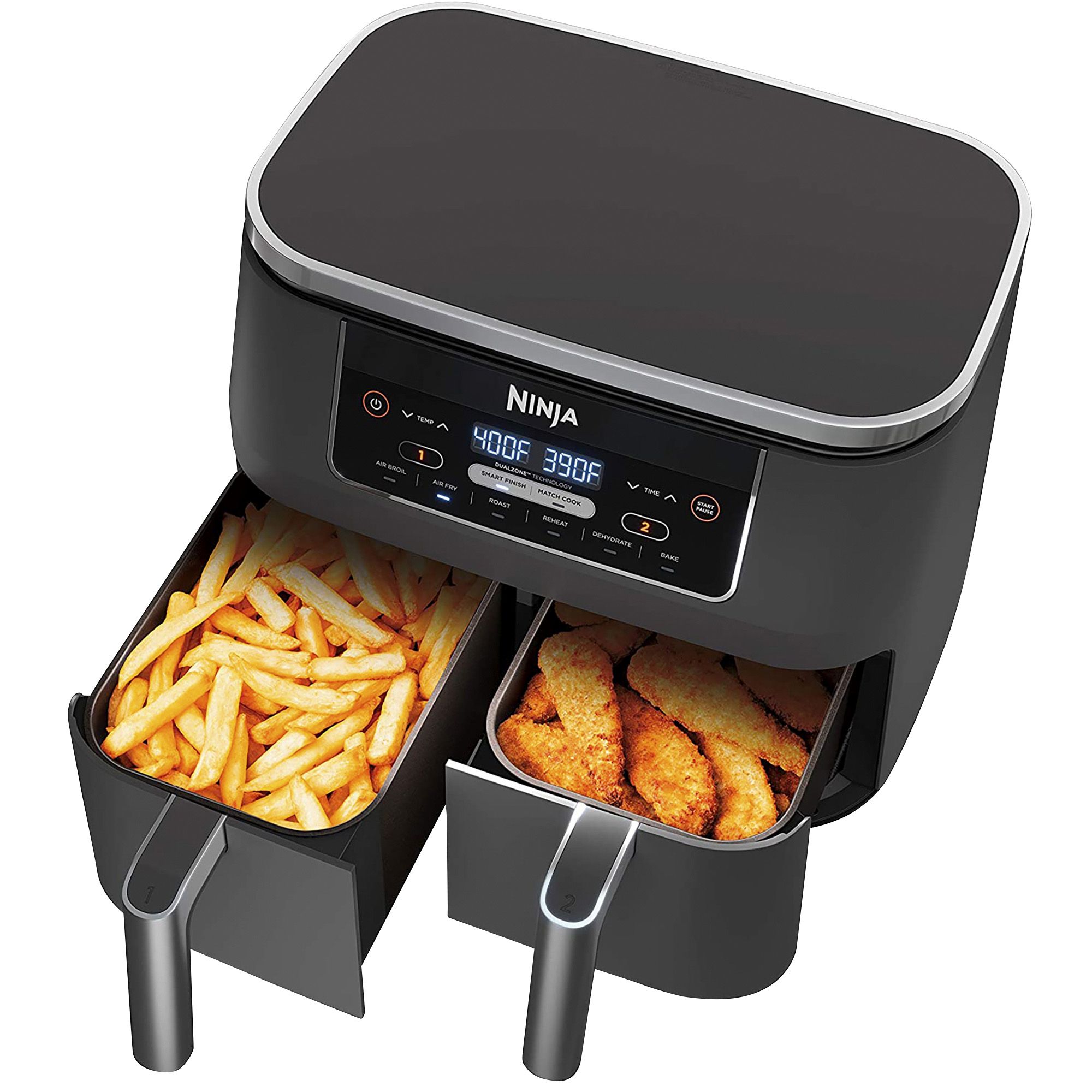 CHEFREE Air Fryer 8L avec Double Compartiment Visible, 8