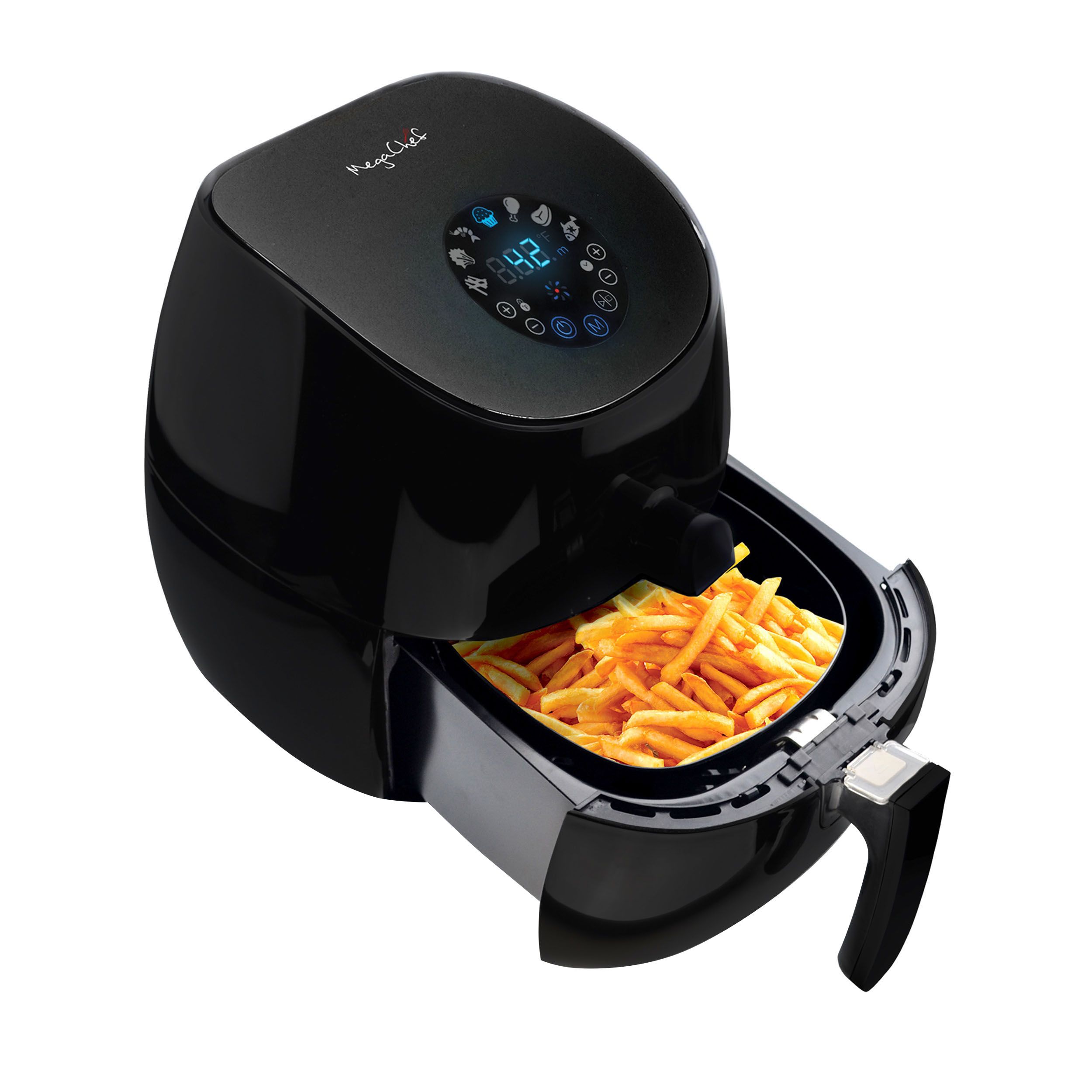 Fingerhut - PowerXL Vortex Pro 6-Qt. Air Fryer - Black