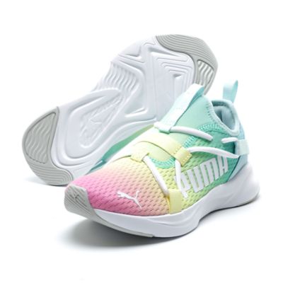 puma rainbow rift slip on