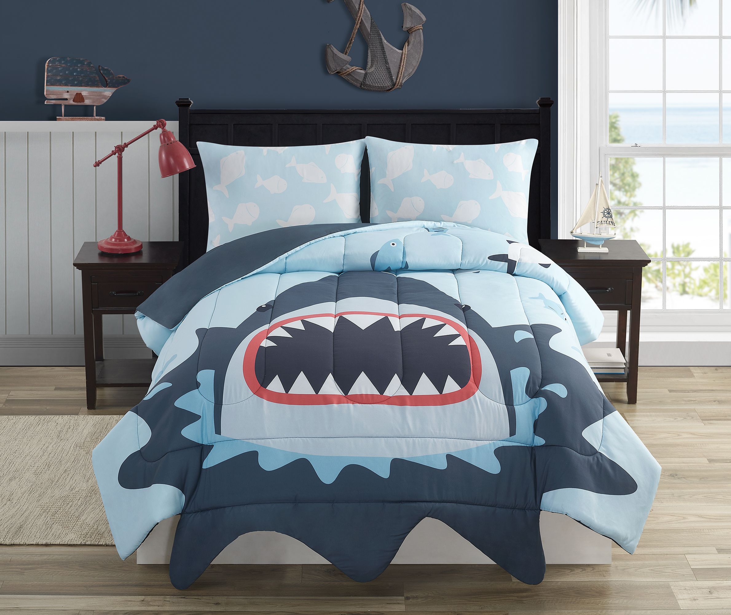 Shark comforter set clearance full