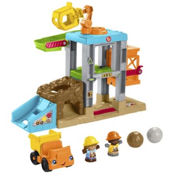 Fisher-Price Little People Toddler Playset with Figures & Toy Car, Light-up  Learning Garage