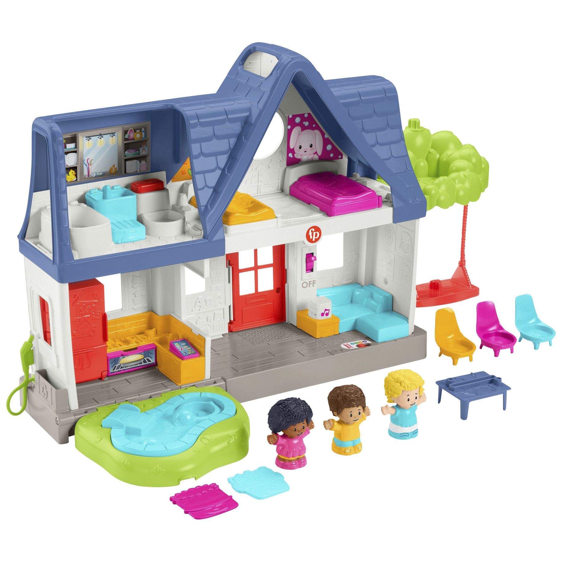 Fisher-Price Little People Friends Together Play House Playset