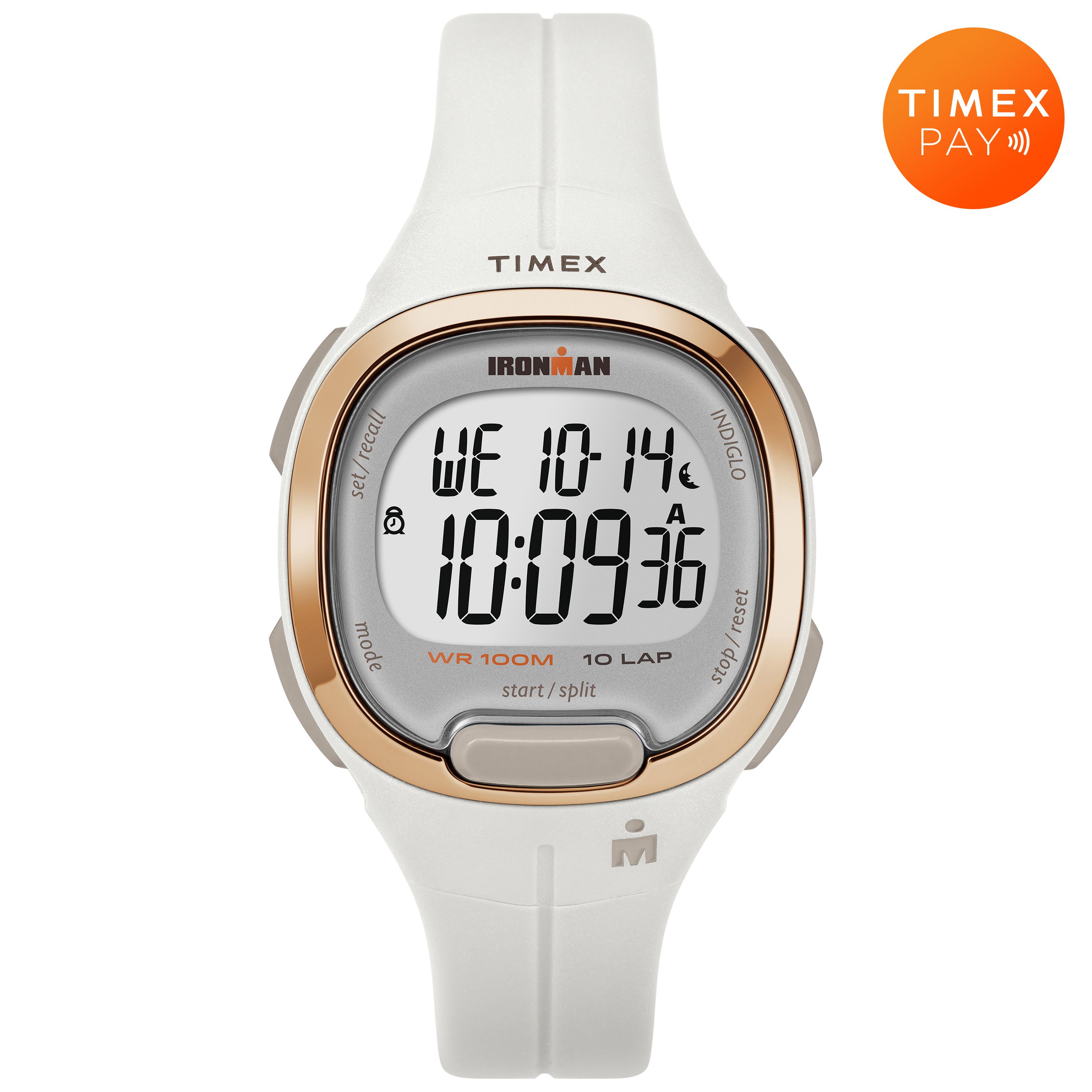 Fingerhut - Timex Men's IRONMAN Transit White Silicone Strap Watch with Timex  Pay